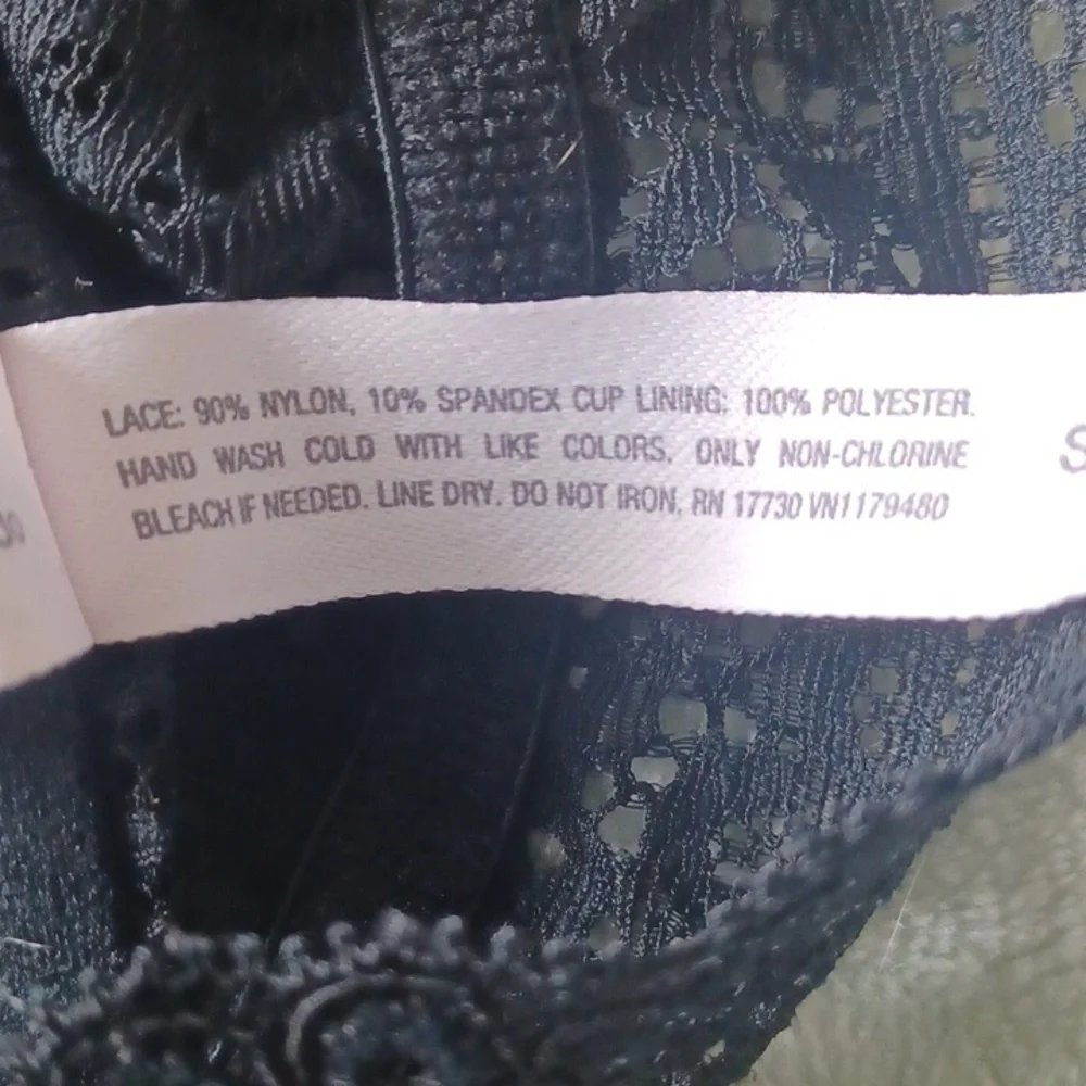 NWOT Auden Black Lace Strapless Bra Bandeaus Size Small - Picture 8 of 8